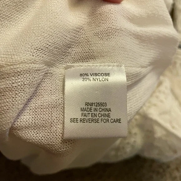 Ronny kobo white crochet dress Beautiful - Picture 7 of 9